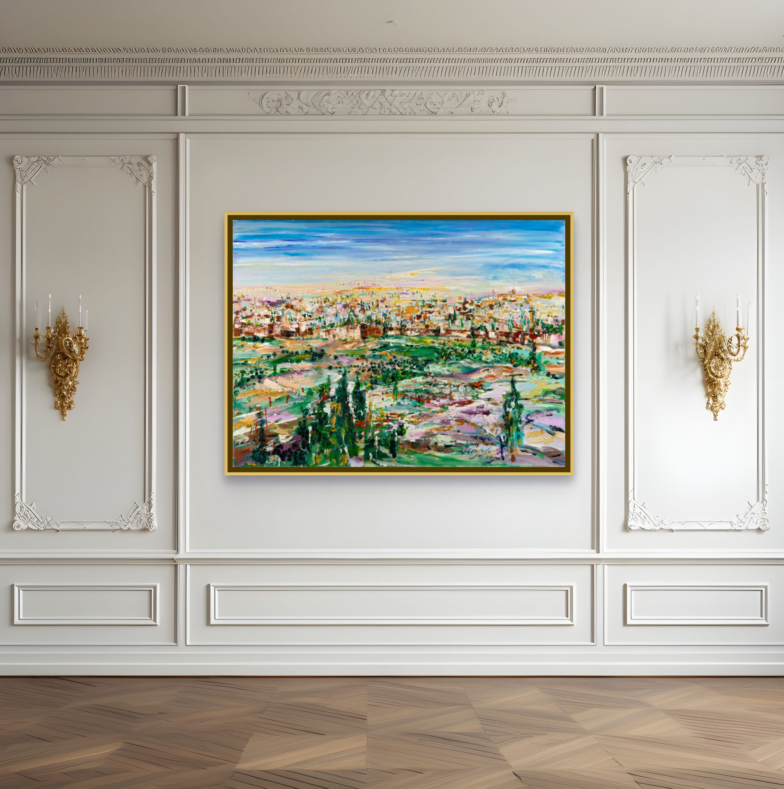 Binyamin Basteker, "Springtime in Jerusalem" - Image 4