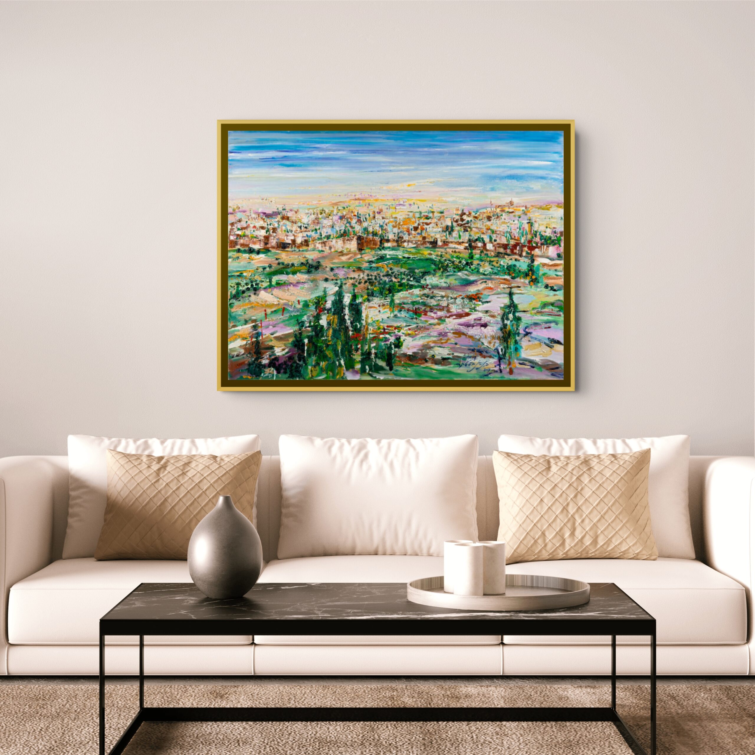 Binyamin Basteker, "Springtime in Jerusalem" - Image 2