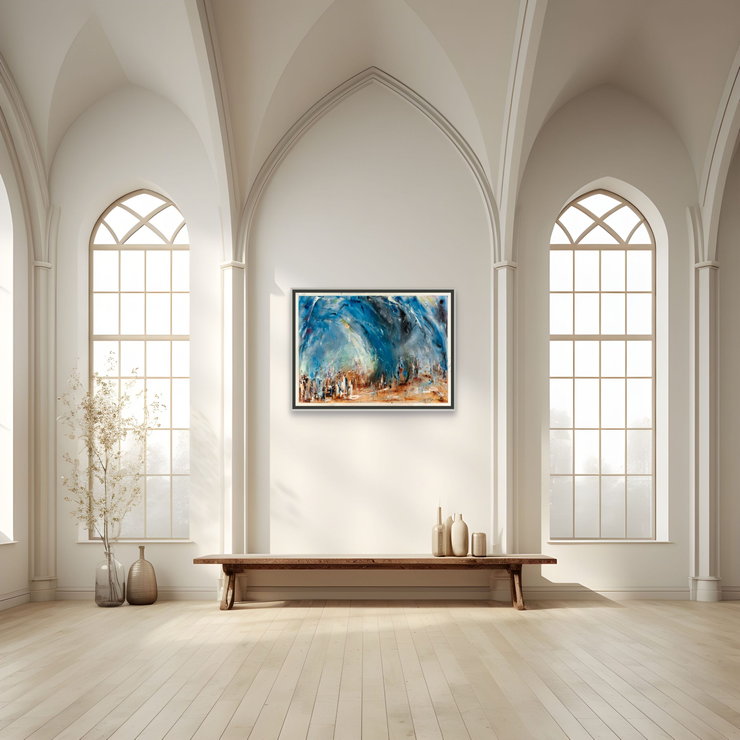 Binyamin Basteker, "Splitting of the sea" - Image 4