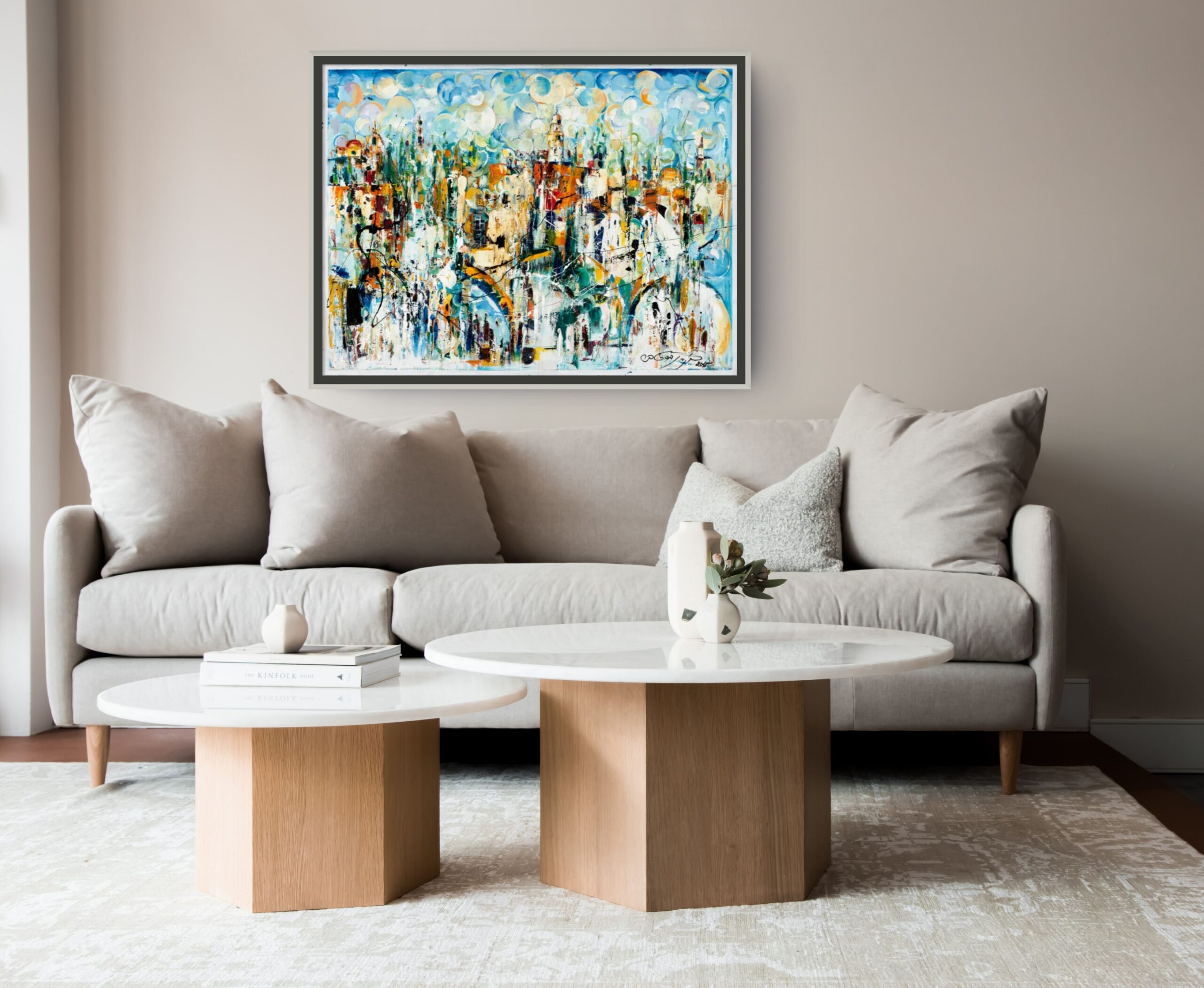 Binyamin Basteker, "Jerusalem, the Joyful City" - Image 3