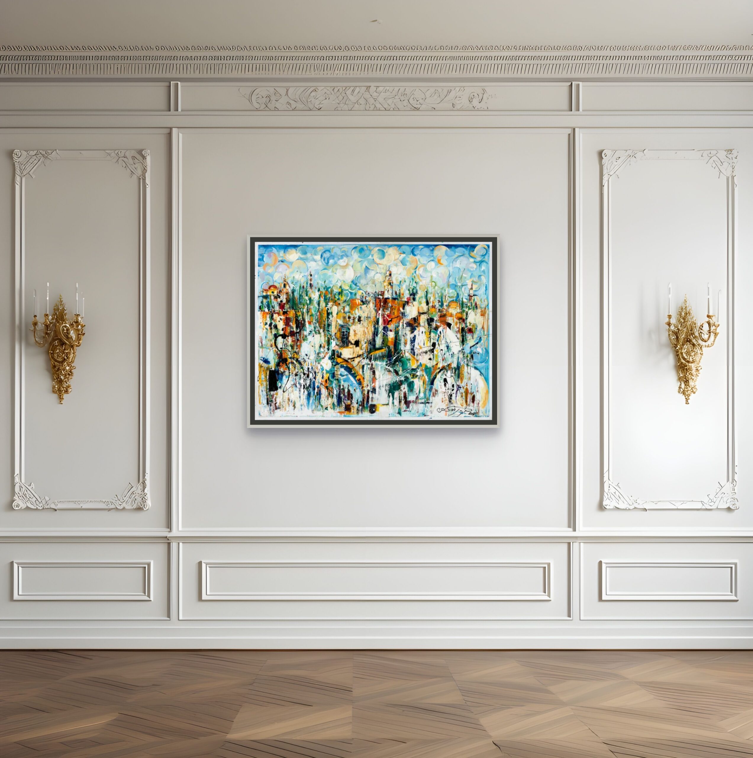 Binyamin Basteker, "Jerusalem, the Joyful City" - Image 2