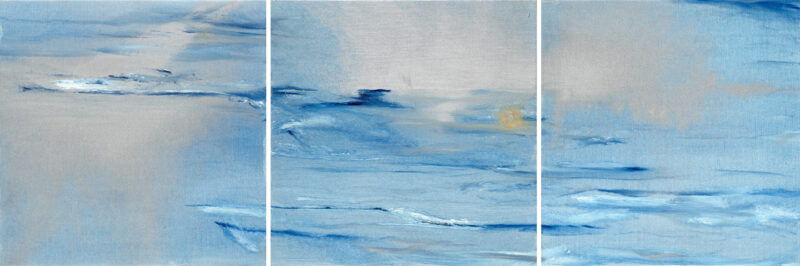 Raquel Sanchez, "Sunlight reflections" (tryptich)