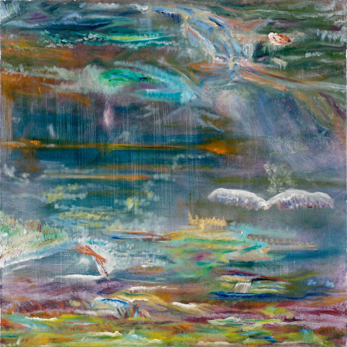 Raquel Sanchez, "Wings and rose", 2017