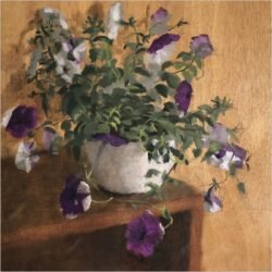 Chani Cohen Zada, Party of Petunias, mixed media