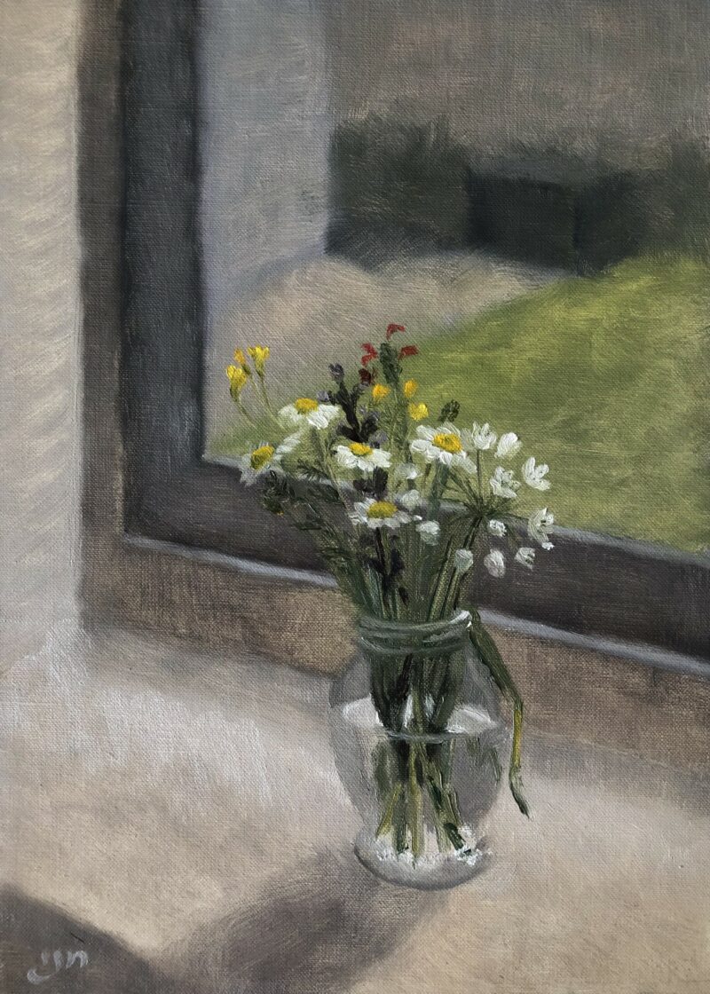 Chani Cohen Zada, Wildflowers on Windowsill, from Flowers of Israel Series