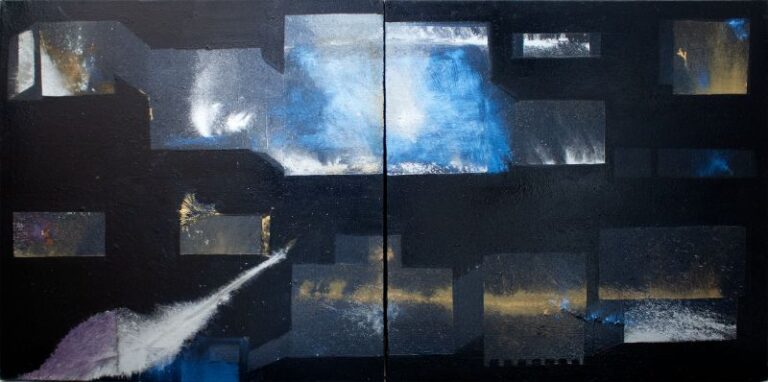 Standing within the gates of Jerusalem (Psalms 122:2) diptych