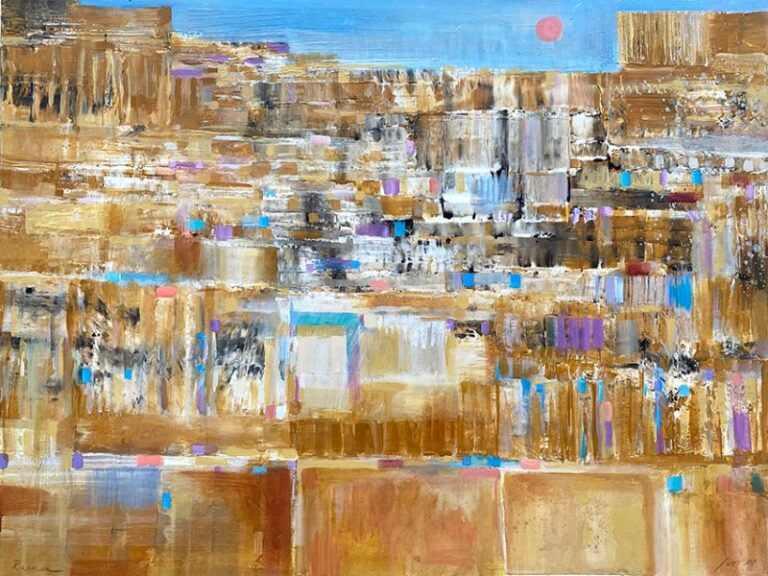 Moon Rise at the Kotel