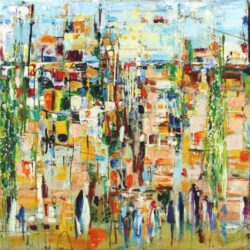 Binyamin Basteker, Jerusalem street scene