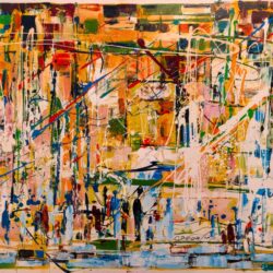 Binyamin Basteker, Jerusalem street scene