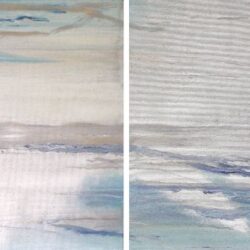 Raquel Sanchez, Moonlit Silence(diptych)