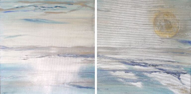 Moonlit Silence(diptych)
