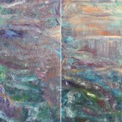 Raquel Sanchez, A World Unseen (diptych)
