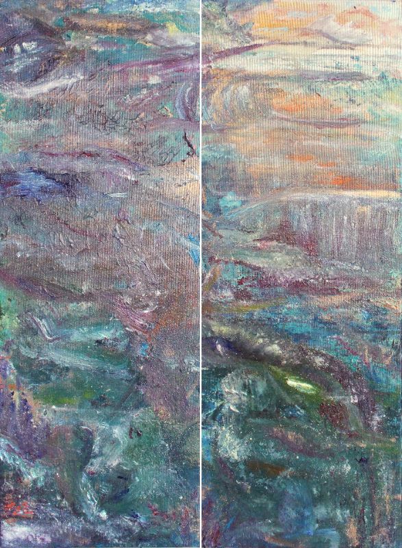 A World Unseen (diptych)