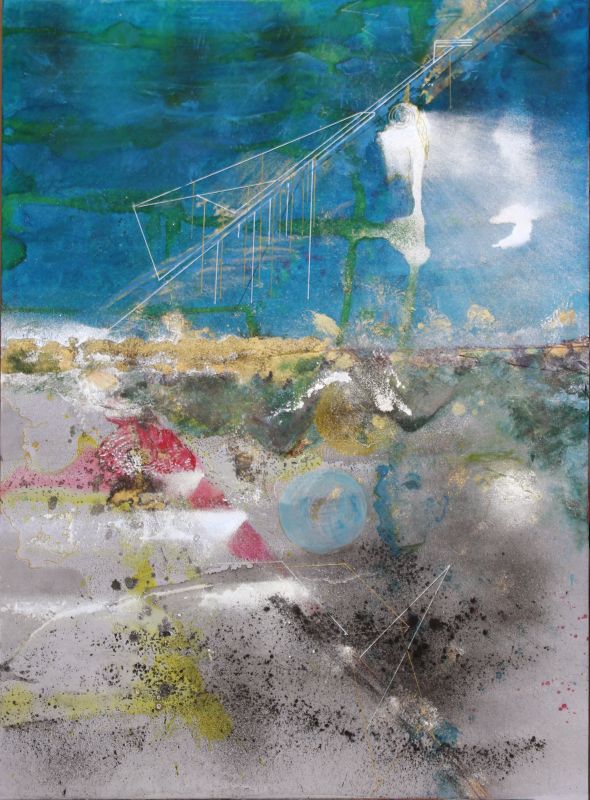 Raquel Sanchez, The waters are gathered, the earth gives forth vegetation Third Day