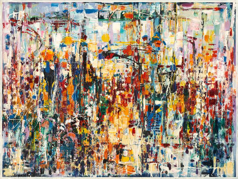 Binyamin Basteker, Jerusalem street scene