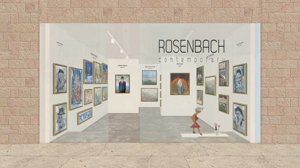 Entrance view of Gallery Showroom virtual exhibition